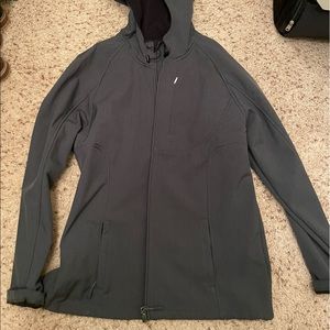 Charcoal grey coat for women